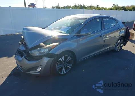 2015 Hyundai Elantra Sport z USA, uszkodzony, nr VIN KMHDH4AH1FU343970
